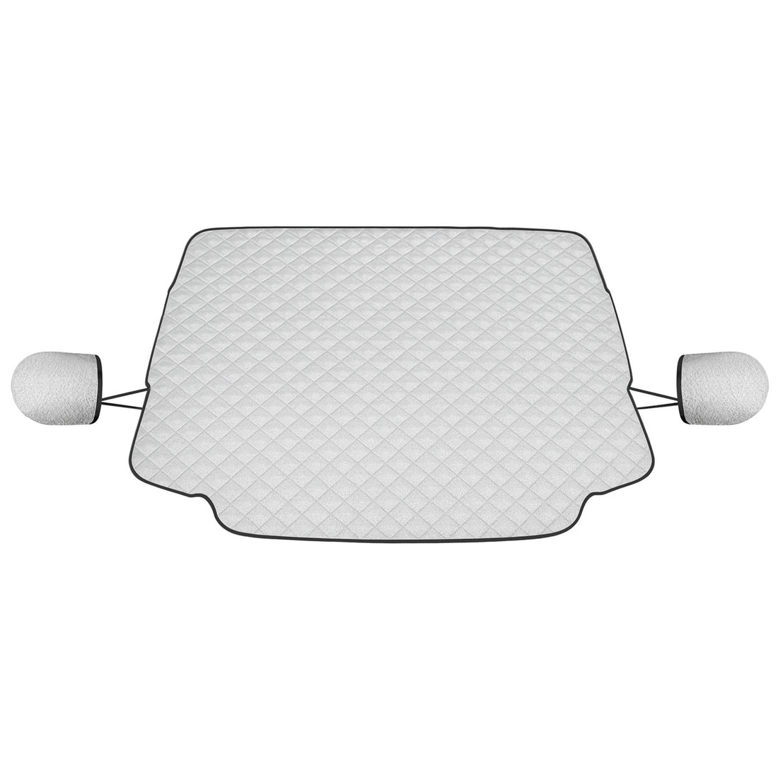 Parasolar Auto Elindor® pentru Parbriz, Magnetic cu 3 Magneti, Material cu 4 Straturi, Universal, Folie pentru Protectie Soare, Anti-inghet, Pliabil, Usor de Depozitat, Accesorii Masina Exterior, 147 x 120 cm, Argintiu