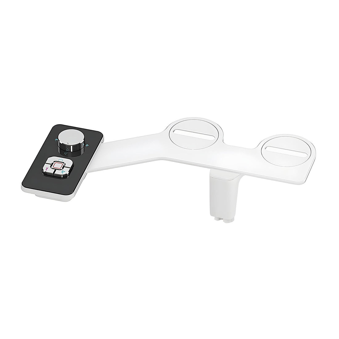 Bideu Retractabil Elindor® pentru Toaleta cu Functie de Auto Curatare, Non Electric, Ultra Slim, Buton Control de Presiune, pentru Igiena Personala, Apa Rece, Kit Accesorii WC, Sistem Bidet pentru Colac si Capac de Toalete, Set pentru Baie, Negru