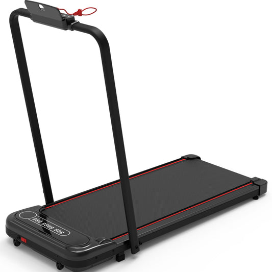 Bandă de alergare HF1300, 1.5 CP, LED, 8.8 km/h, suport 100 kg, negru