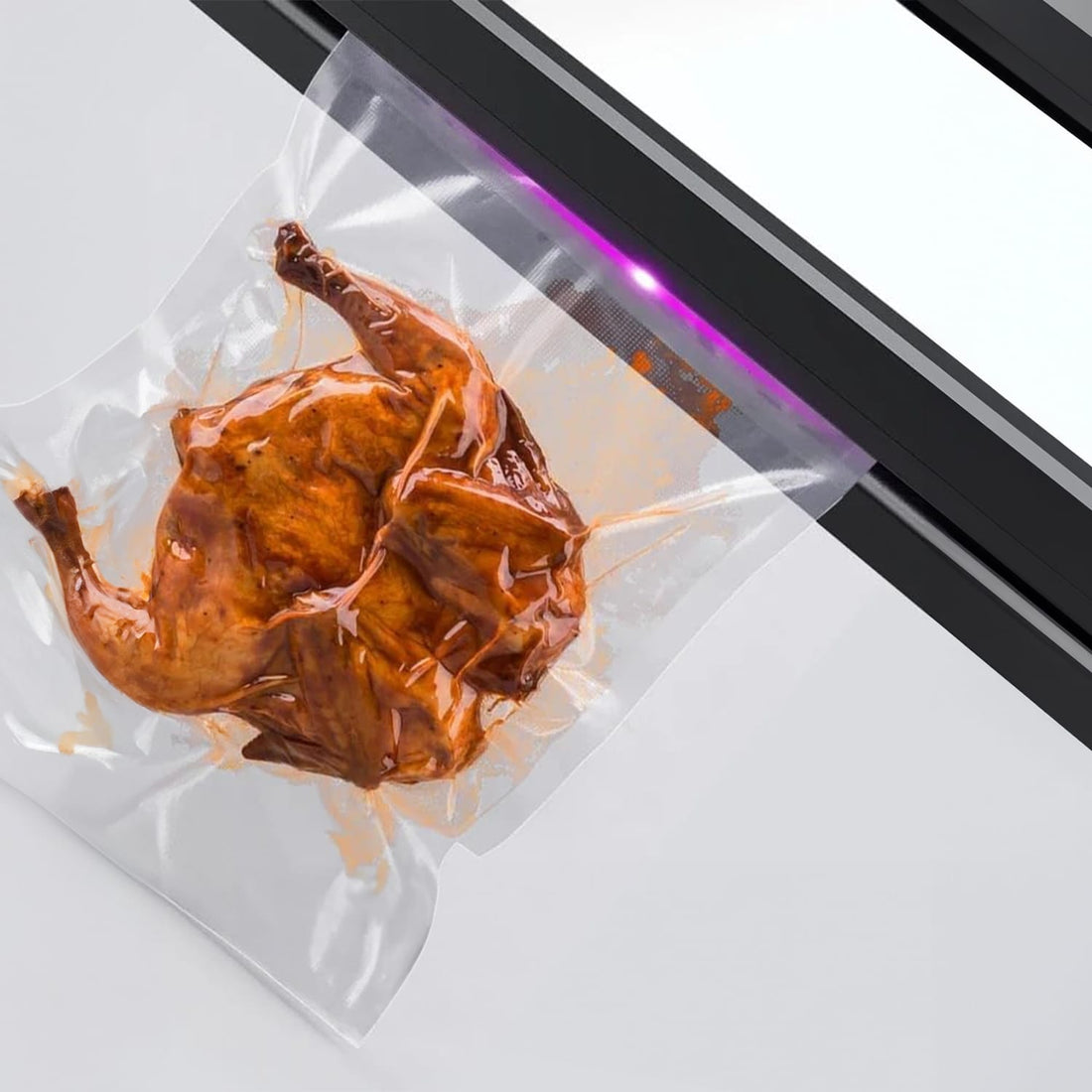 Aparat de Vidat Alimente Elindor®, 10 Pungi Incluse, Design Automat, Moduri Uscat și Umed