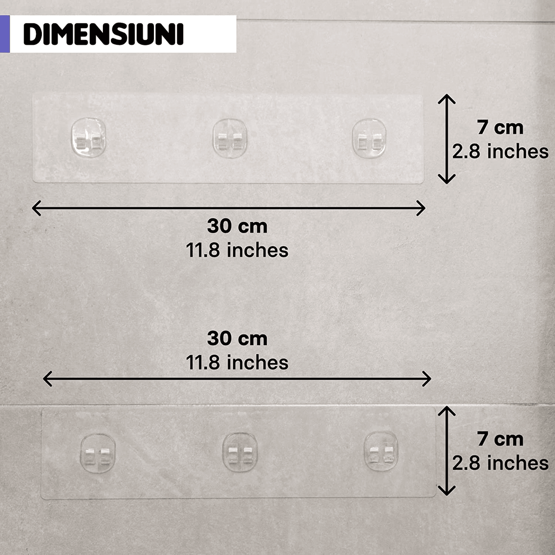 Set 2 Dispozitive Adezive pentru Duș, Fără Găurire, Suport Săpun, Rafturi Depozitare, Transparent