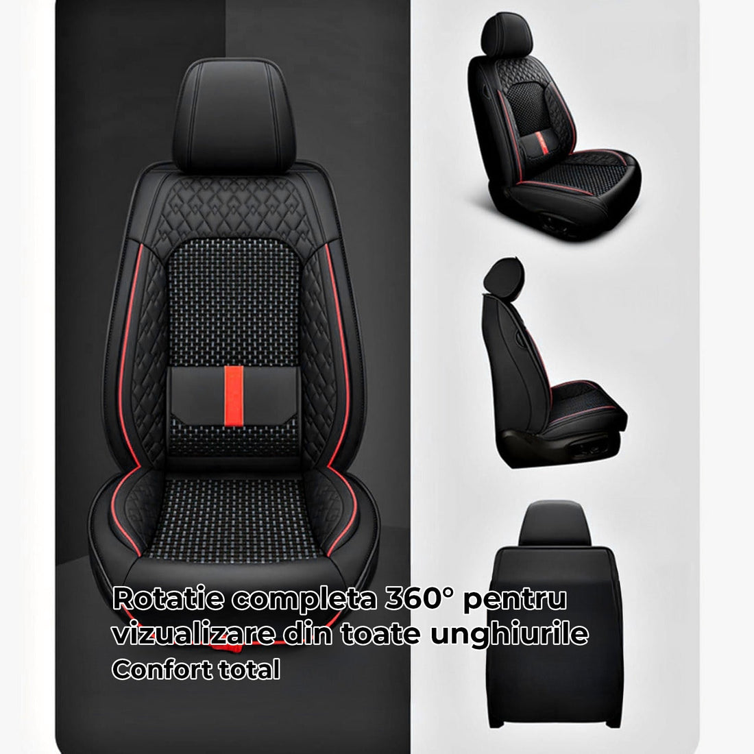 Set 5 Huse Scaune Auto Elindor®, Impermeabile, Universale, Protectie Fata/Spate, Piele Ecologica si Matase Sintetica, Compatibile cu Logan, Golf, Qashqai, Tucson, Montaj Rapid, Accesorii Masina Interior, Negru