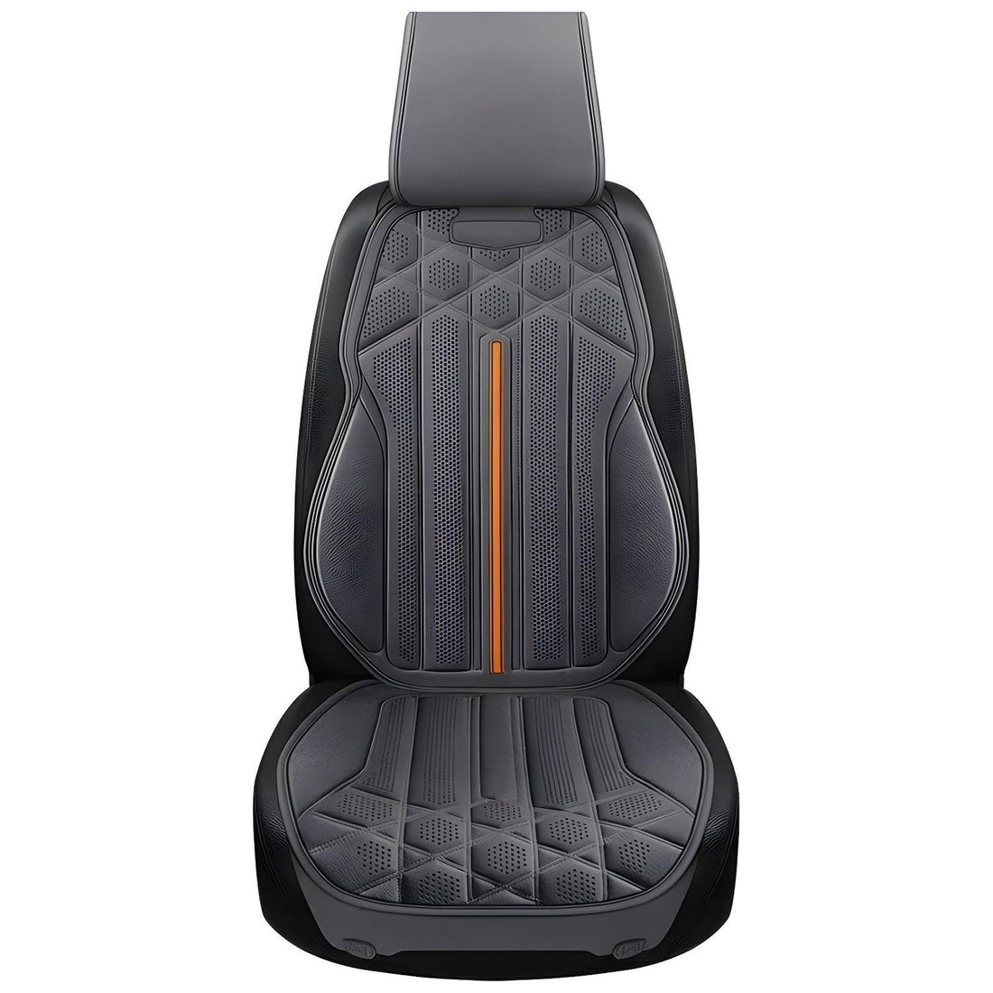 Husa Auto pentru Scaunul din Fata Elindor®, Material din Suede Respirabil, Protectie Scaune Fata, Compatibile cu Logan, VW Golf, Renault, Skoda, Instalare Usoara, Accesorii Interior Huse Masina, Universale, Gri