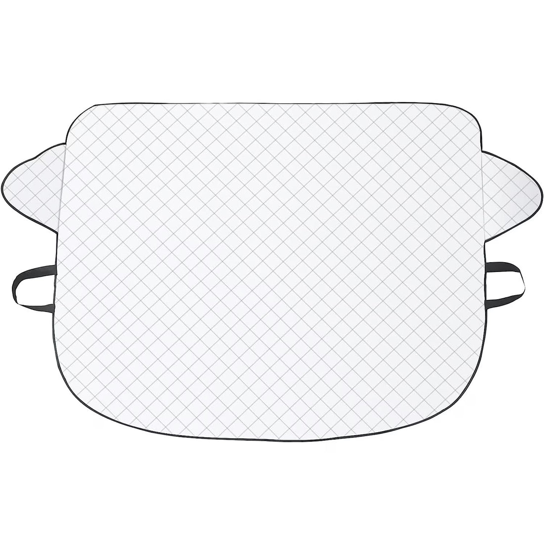 Parasolar Auto Elindor® pentru Parbriz, Magnetic cu 3 Magneti si Aripi Laterale, Material cu 4 Straturi, Universal, Folie pentru Protectie Soare, Anti-inghet, Pliabil, Usor de Depozitat, Accesorii Masina Exterior, 157 x 126 cm, Argintiu