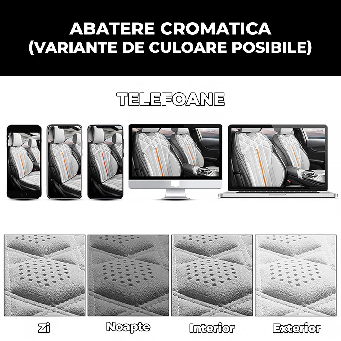 Husa Scaun Auto Premium Elindor® Universala, pentru Protectie Sezut Scaune, Ofera Protectie Pentru Bancheta Fata, Antialunecare, Piele PU, Material Respirabil, Buzunar Depozitare, Accesorii Masina Huse Interior 57x42 cm, Gri Inchis