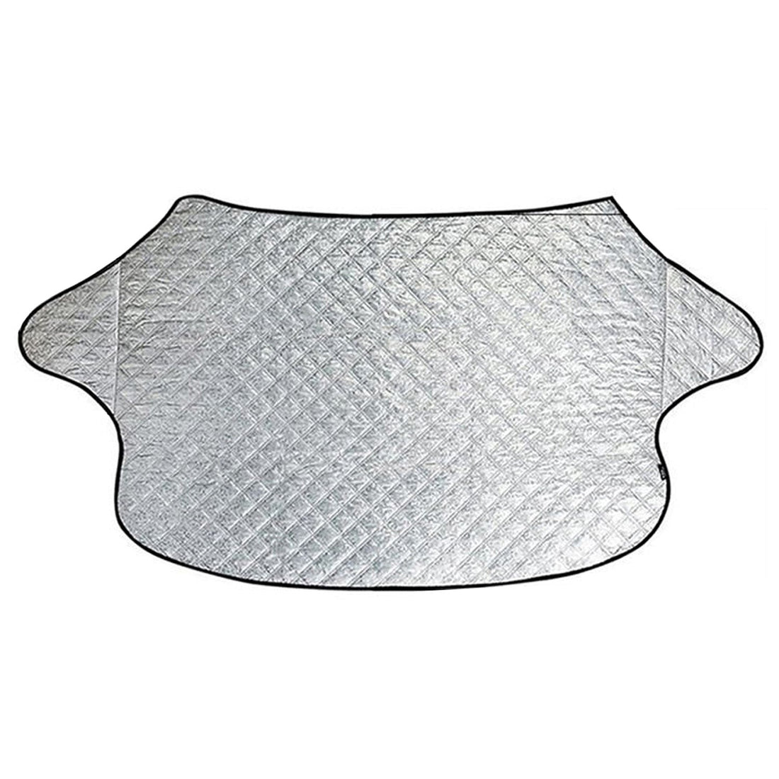 Parasolar Auto pentru Parbriz Elindor® Material 4 Straturi, Protectie pentru Inghet, Zapada, Praf, Soare, 147 x 100 cm, Montare Usoara, Accesorii Masina, Argintiu