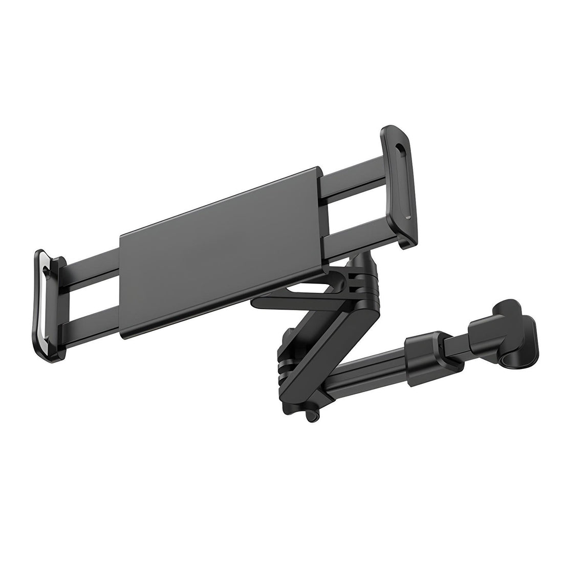 Suport Auto Tableta si Telefon Premium Elindor® pentru Tetiera Scaun, Universal, Compatibil 4.7-13 inch, iPad, Switch, Sumsung Tab, Smartphone, Ajustabil 360°, Flexibil, Pliabil, Ideal pentru Copii sau Adulti, Orizontal, Accesorii Masina, Negru