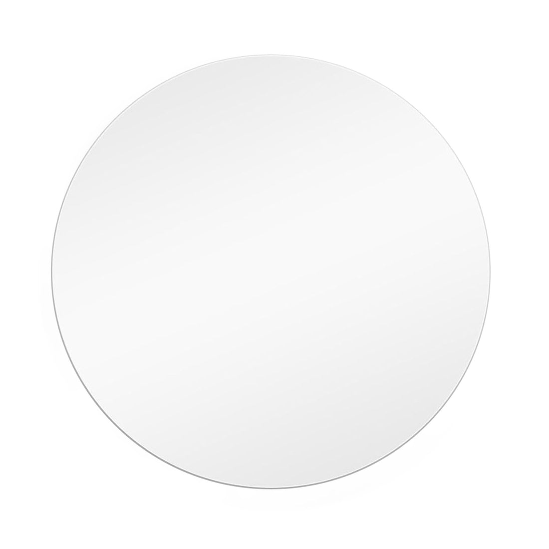 Oglinda de Perete Elindor® Rotunda, fara Rama, Decorativa, Eleganta, Ideala pentru Baie, Birou, Hol, Living, Dressing, Iluminare Led, Intensitate Ajustabila, Antiaburire, Temperatura de Culoare 6000K, 80 x 80 cm