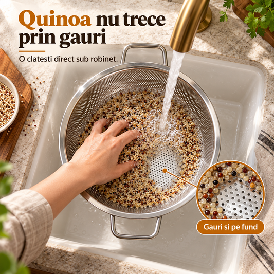 Găuri fine: orezul rămâne