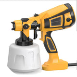 Pulverizator Vopsea Elindor®, Electric, 800W, Rezervor 900ml, 3 Duze, Galben