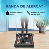 Banda de Alergare Elindor®, Compacta, Pliabila, Viteza Maxima 12km/h, Negru