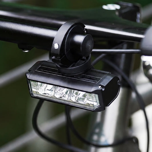 Far pentru Bicicleta Elindor® Ultra-Luminos, Far Fata cu 100 Lumeni, cu  Moduri de Iluminare, Impermeabil IPX, Incarcare USB, Faruri 000 mAh, Power Bank, Accesorii Bicicleta, Negru