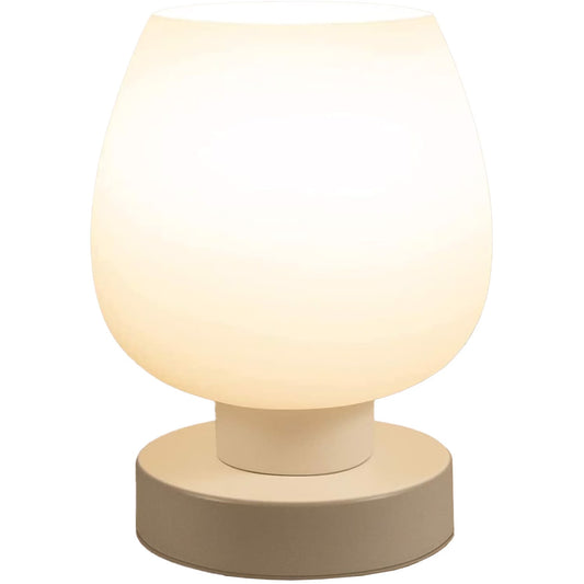 Lampa Control Tactil Elindor®, Lumina Reglabila, Bec Inclus, Alb