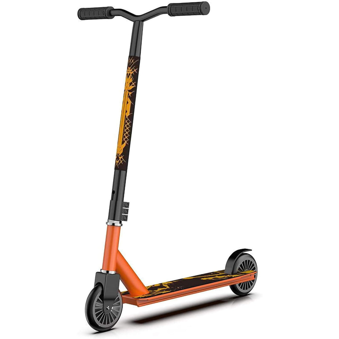 Troținetă Sport Elindor®, Rotire 360°, Roți Aluminiu, Portocaliu