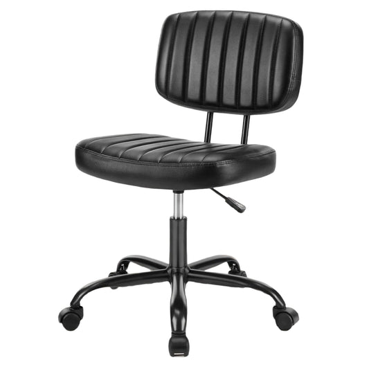 Scaun de Birou Elindor® Fără Brațe, Rotativ, Reglabil, Negru