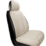 Husă scaune auto din piele PU, universale, pentru scaunele din față, antialunecare, design modern