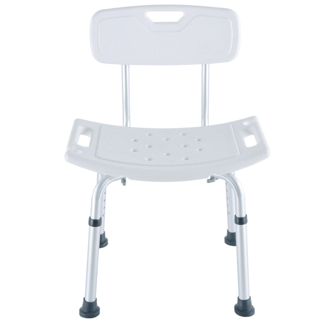 Scaun de Dus Elindor® cu Design Ergonomic si Capacitate 130 Kg, Reglabil pe Inaltime,Perfect pentru Siguranta in Baie, Alb