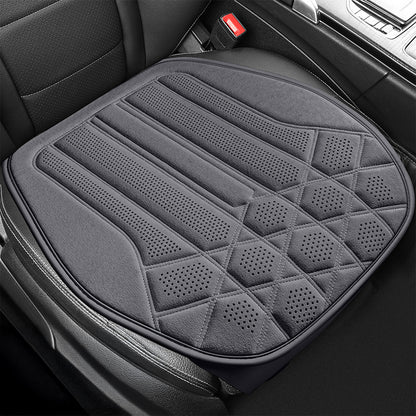 Husa Scaun Auto Premium Elindor® Universala, pentru Protectie Sezut Scaune, Ofera Protectie Pentru Bancheta Fata, Antialunecare, Piele PU, Material Respirabil, Buzunar Depozitare, Accesorii Masina Huse Interior 57x42 cm, Gri Inchis