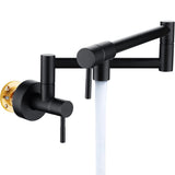Baterie Bucatarie Elindor®,Pipa Extensibila, Design Modern, Negru Mat