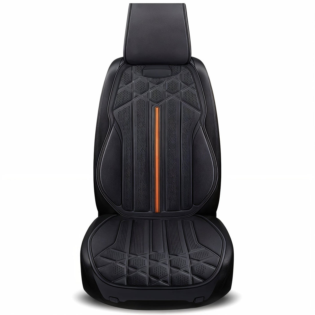 Husa Auto pentru Scaunul din Fata Elindor®, Material din Suede Respirabil, Protectie Scaune Fata, Compatibile cu Logan, VW Golf, Renault, Skoda, Instalare Usoara, Accesorii Interior Huse Masina, Universale, Negru
