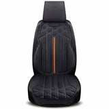 Husa Auto pentru Scaunul din Fata Elindor®, Material din Suede Respirabil, Protectie Scaune Fata, Compatibile cu Logan, VW Golf, Renault, Skoda, Instalare Usoara, Accesorii Interior Huse Masina, Universale, Negru