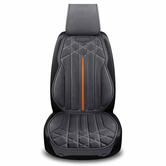 Husa Auto pentru Scaunul din Fata Elindor®, Material din Suede Respirabil, Protectie Scaune Fata, Compatibile cu Logan, VW Golf, Renault, Skoda, Instalare Usoara, Accesorii Interior Huse Masina, Universale, Gri