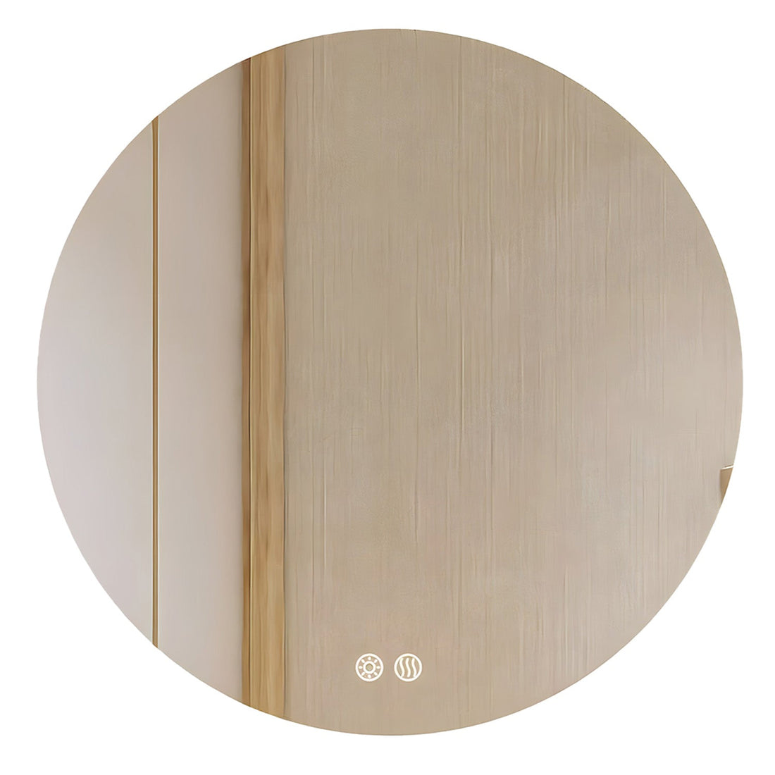 Oglinda Rotunda de Perete pentru Baie Elindor® cu Iluminare LED, 3 Culori de Lumina, Luminozitate Reglabila, Touch Control, Anti-Aburire, Anti-Spargere, Memorie Lumina, Marime 91.4 cm