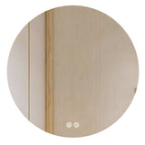 Oglinda Rotunda de Perete pentru Baie Elindor® cu Iluminare LED, 3 Culori de Lumina, Luminozitate Reglabila, Touch Control, Anti-Aburire, Anti-Spargere, Memorie Lumina, Marime 91.4 cm