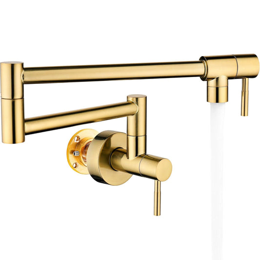 Baterie Bucatarie Elindor®,Pipa Extensibila, Design Modern, Auriu