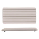 Set 2 Covorase pentru Chiuveta Elindor® din Diatomit, Extra Absorbant, Uscare Rapida, Antiderapante, Design Contemporan si Minimalist, Rezistente la Apa, 21 cm x 10 cm x 1.5 cm, Bej Deschis