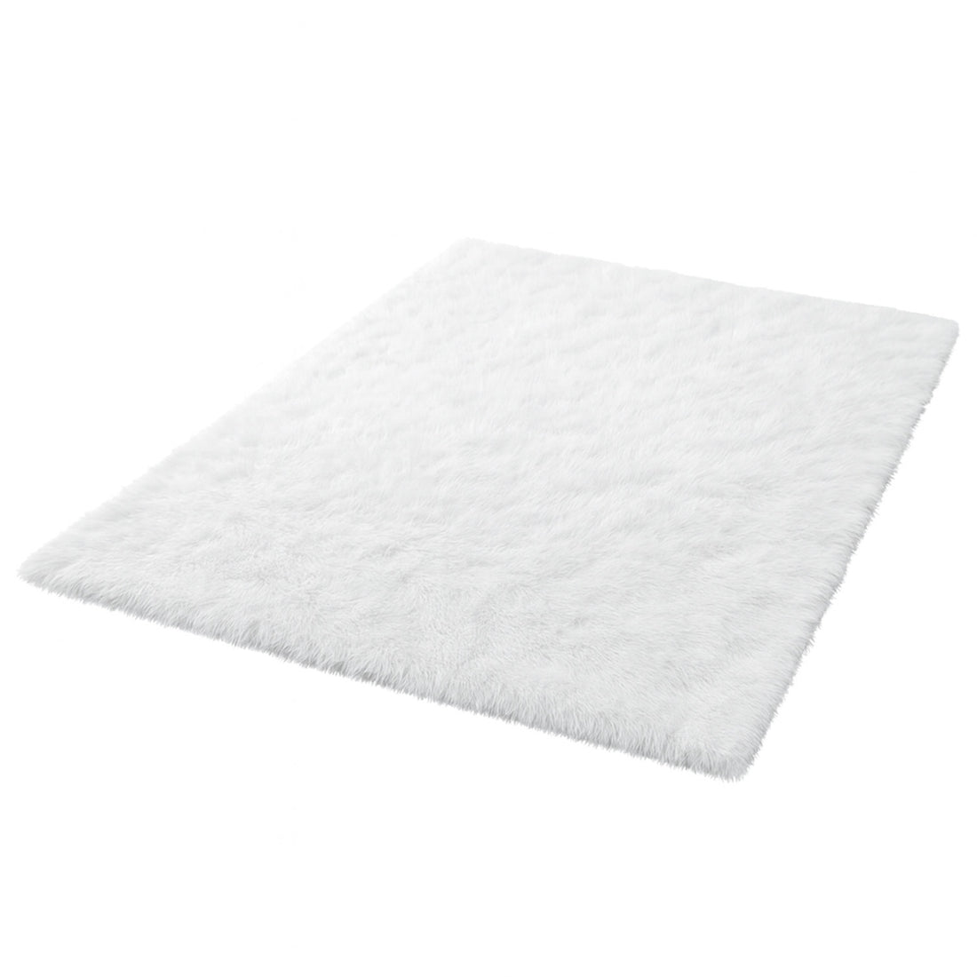 Covor Elindor® Antiderapant, Lavabil, Modern, Ideal pentru Living, Dormitor, Birou, Camera Copiilor, Covor cu Tesatura Lunga si Moale, Curatare Usoara, 120 x 160 cm, Ivory