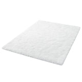 Covor Elindor® Antiderapant, Lavabil, Modern, Ideal pentru Living, Dormitor, Birou, Camera Copiilor, Covor cu Tesatura Lunga si Moale, Curatare Usoara, 120 x 160 cm, Ivory