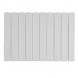 Covor de Baie Elindor® Pliabil, din Diatomit, Antiderapant, Absorbant, Dreptunghiular, Potrivit in Fata la Cada, Cabina de Dus, WC, Chiuveta, Model Uni, 60 x 39 x 1 cm, Alb