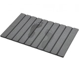 Covor de Baie Elindor® Pliabil, din Diatomit, Antiderapant, Absorbant, Dreptunghiular, Potrivit in Fata la Cada, Cabina de Dus, WC, Chiuveta, Model Uni, 60 x 39 x 1 cm, Gri