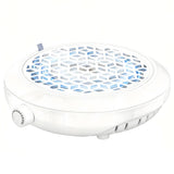 Aspirator Praf Unghii Elindor®, Colector Profesional Manichiura si Pedichiura, 8000 RPM, Aparat cu Ventilator Puternic si Filtru, 10x Viteza Reglabila, Design Compact si Portabil, 25.5x21x7 cm, Ideal pentru Salon sau Acasa, Alb