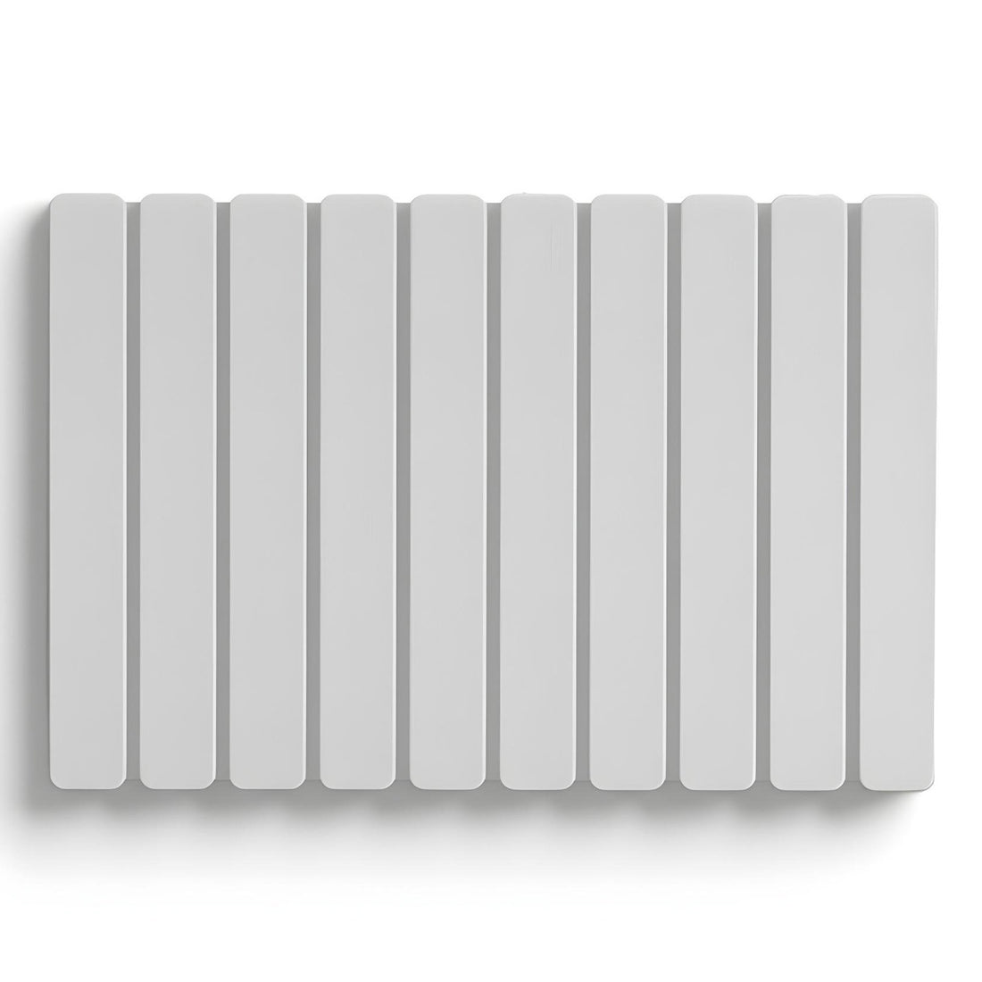 Covor de Baie Elindor® Pliabil, din Diatomit, Antiderapant, Absorbant, Dreptunghiular, Potrivit in Fata la Cada, Cabina de Dus, WC, Chiuveta, Model Uni, 60 x 39 x 1 cm, Alb