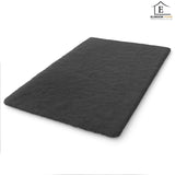 Covor Elindor® Antiderapant, Lavabil, Modern, Ideal pentru Living, Dormitor, Birou, Camera Copiilor, Covor cu Tesatura Lunga si Moale, Curatare Usoara, 120 x 160 cm, Gri