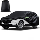 Prelata Auto Neagra 3 Straturi Elindor®, Impermeabila, Toate Anotimpurile, Husa de Protectie Completa, Antigrindina, Ploaie, Anti Soare, Accesorii Masina Exterior, SUV M, 450×183×143 cm