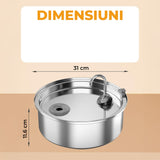 Dispenser de Apa Automata 7L Elindor®, 2 Moduri de Functionare, Argintiu