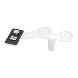Bideu Retractabil Elindor® pentru Toaleta cu Functie de Auto Curatare, Non Electric, Ultra Slim, Buton Control de Presiune, pentru Igiena Personala, Apa Rece, Kit Accesorii WC, Sistem Bidet pentru Colac si Capac de Toalete, Set pentru Baie, Negru