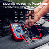 Multimetru Digital pentru Tensiune, Curent, Rezistență și Continuitate