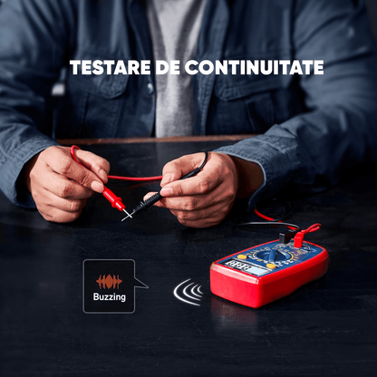 Multimetru Digital pentru Tensiune, Curent, Rezistență și Continuitate