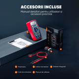 Multimetru Digital pentru Tensiune, Curent, Rezistență și Continuitate