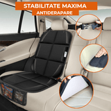Husă Auto Full ISOFIX, Impermeabilă, cu 2 Buzunare din Plasă, Universală, Neagră