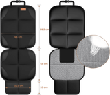 Husă Auto Full ISOFIX, Impermeabilă, cu 2 Buzunare din Plasă, Universală, Neagră