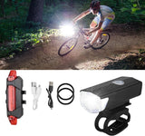 Set Lumini Bicicletă: Față IPX6 cu 3 Moduri & Flash Nocturn, Spate LED