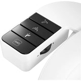 Bideu Retractabil pentru Toaletă cu Auto-Curățare, Control de Presiune, Igienă Personală, Alb