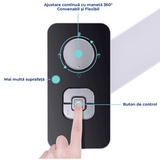 Bideu Retractabil pentru Toaletă cu Auto-Curățare, Control de Presiune, Igienă Personală, Negru