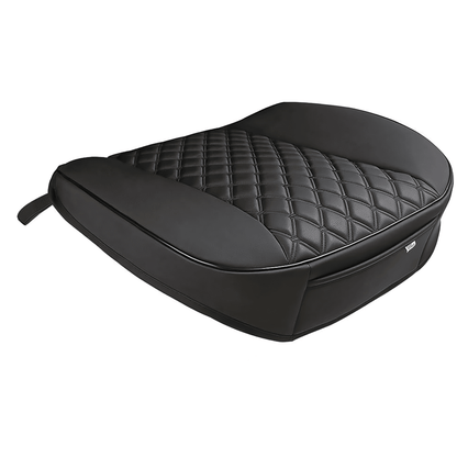 Husă Auto Universală 54 x 53 cm, Anti-Alunecare, Piele PU Matlasată, Design Elegant cu Buzunar de Depozitare, Negru