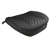 Husă Auto Universală 51 x 52 cm, Anti-Alunecare, Piele PU Matlasată, Design Elegant cu Buzunar de Depozitare, Negru.